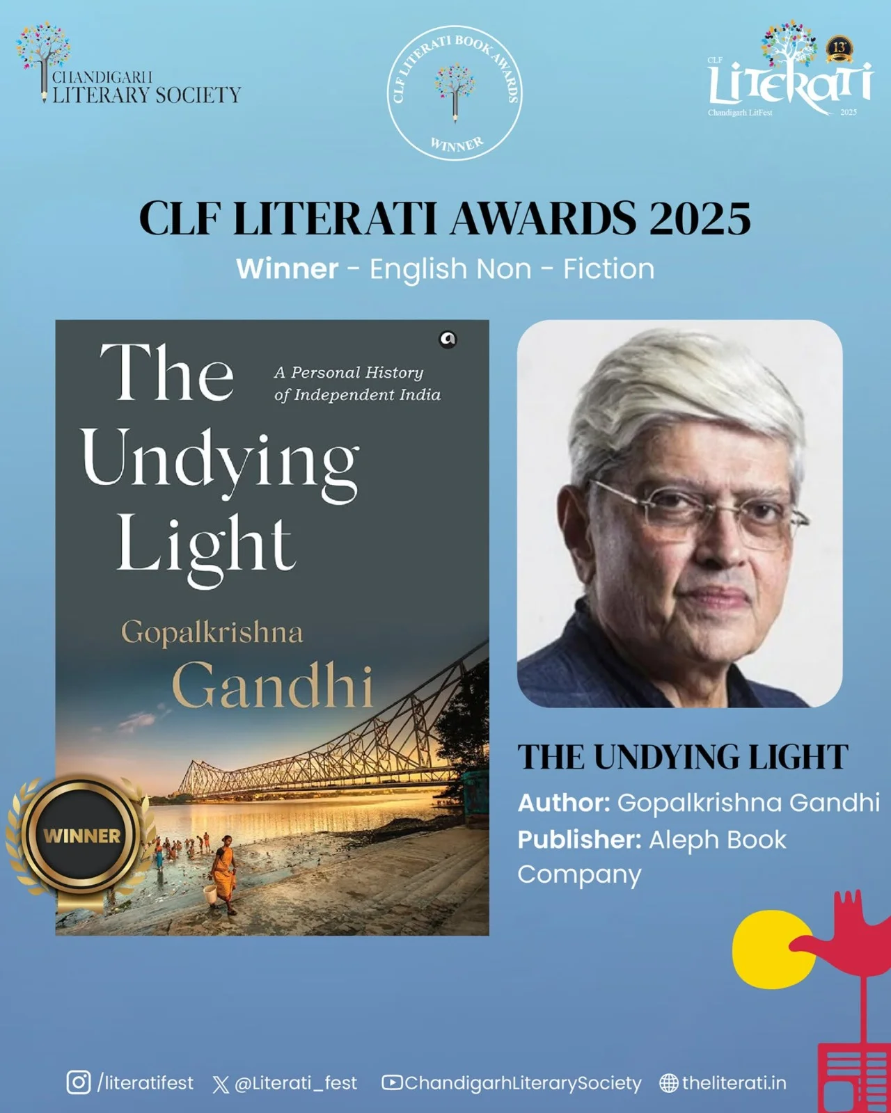 CLF Literati Awards 2025 Winners: English Non-Fiction book and author list